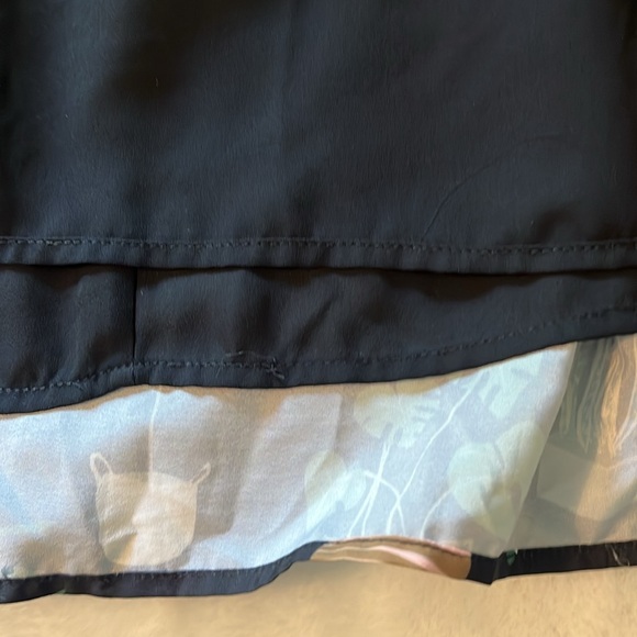 Eloquii Dress Potted Plants Fit & Flare Black Size 22 - Picture 13 of 15